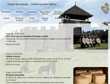 Tablet Screenshot of osadaslowianska.pl